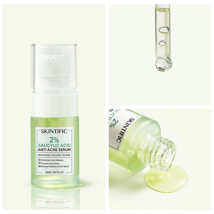 SKINTIFIC 2% Salicylic Acid Anti Acne Serum 20ml - Image 4