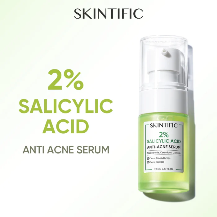 SKINTIFIC 2% Salicylic Acid Anti Acne Serum 20ml - Image 2