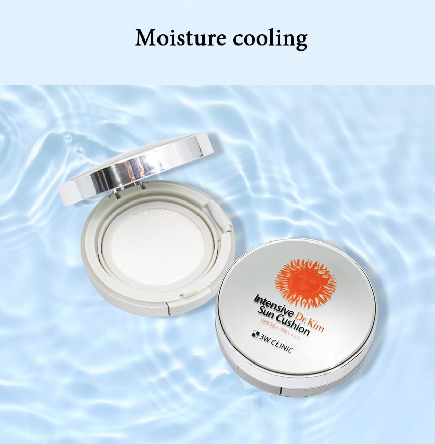 3W CLINIC Intensive Dr.Kim Sun Cushion SPF 50+ PA++++ - Image 4