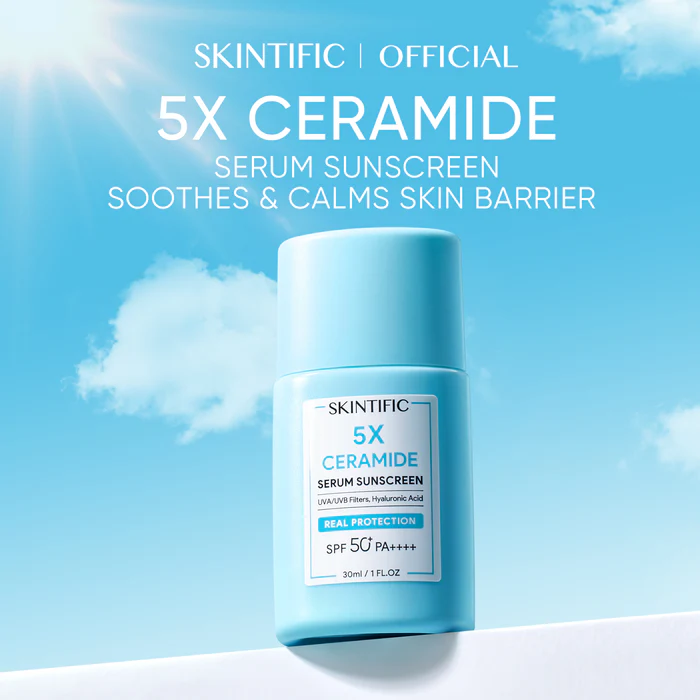 SKINTIFIC 5x Ceramide Serum Sunscreen Spf 50+ PA++++ 20ml - Image 7