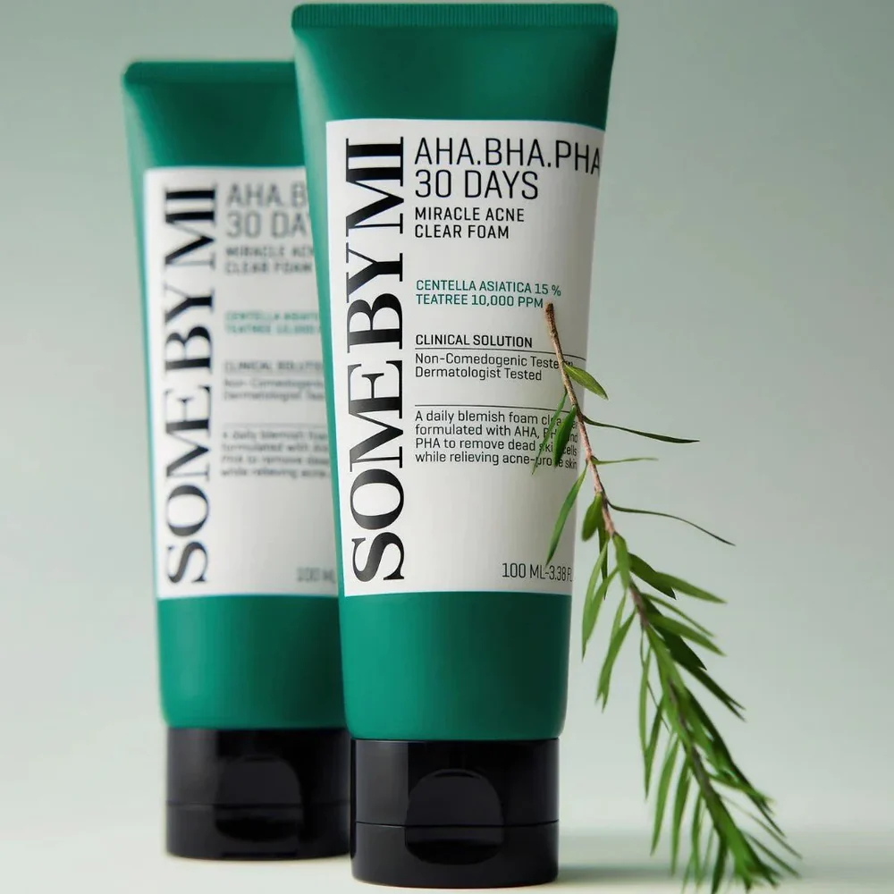 SOME BY MI AHA BHA PHA 30 Days Miracle Pimple Clear Foam 100ml - Image 2