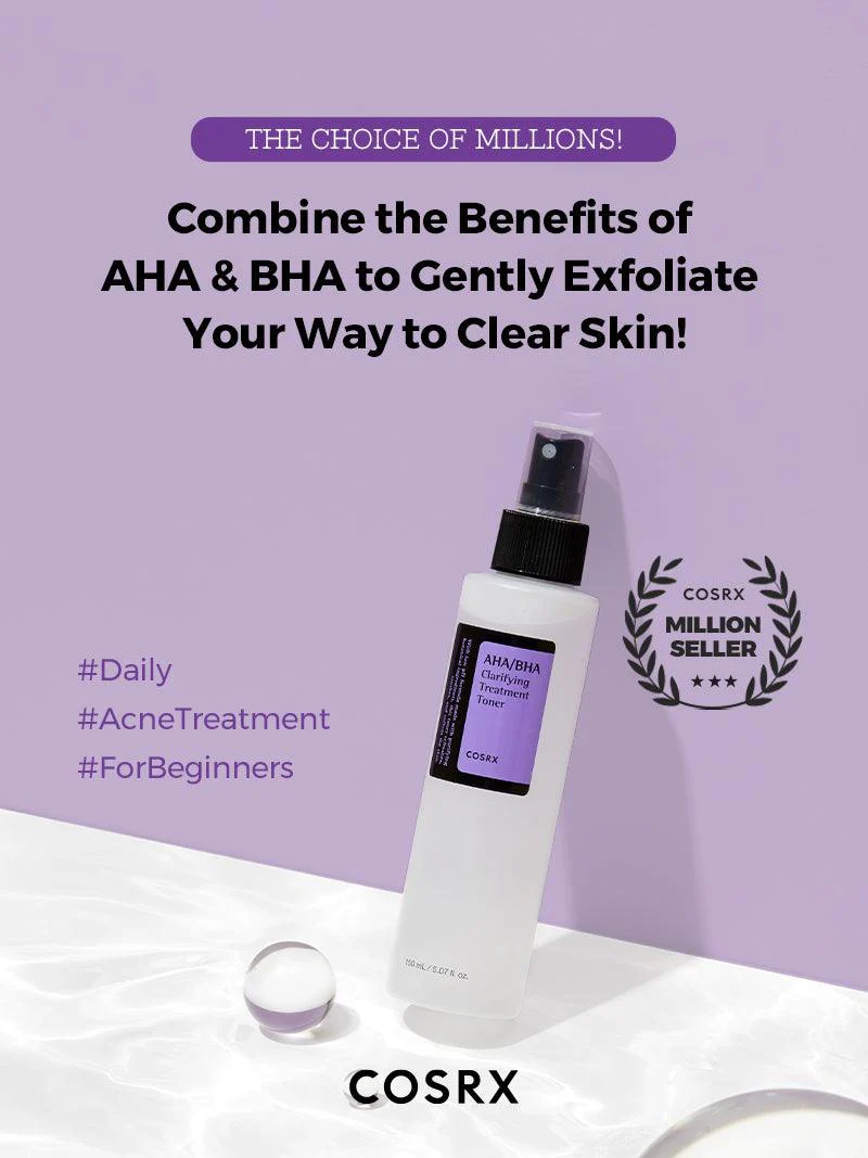COSRX AHA/BHA Clarifying Treatment Toner 150ml - Image 8
