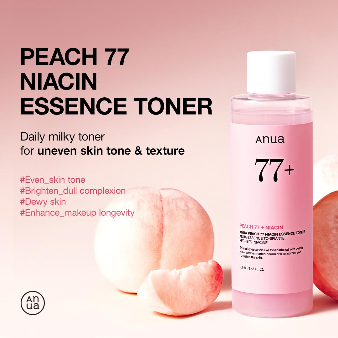 ANUA Peach Niacin Essence Toner 250ml - Image 3
