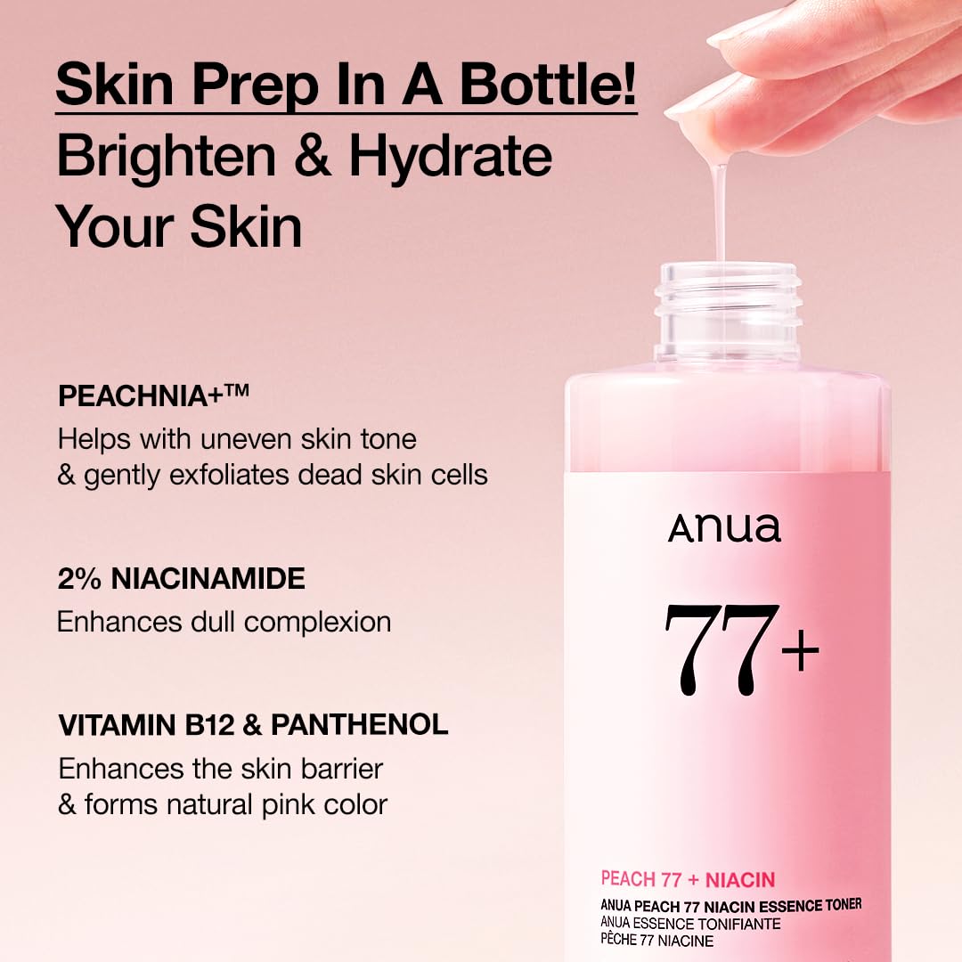 ANUA Peach Niacin Essence Toner 250ml - Image 4