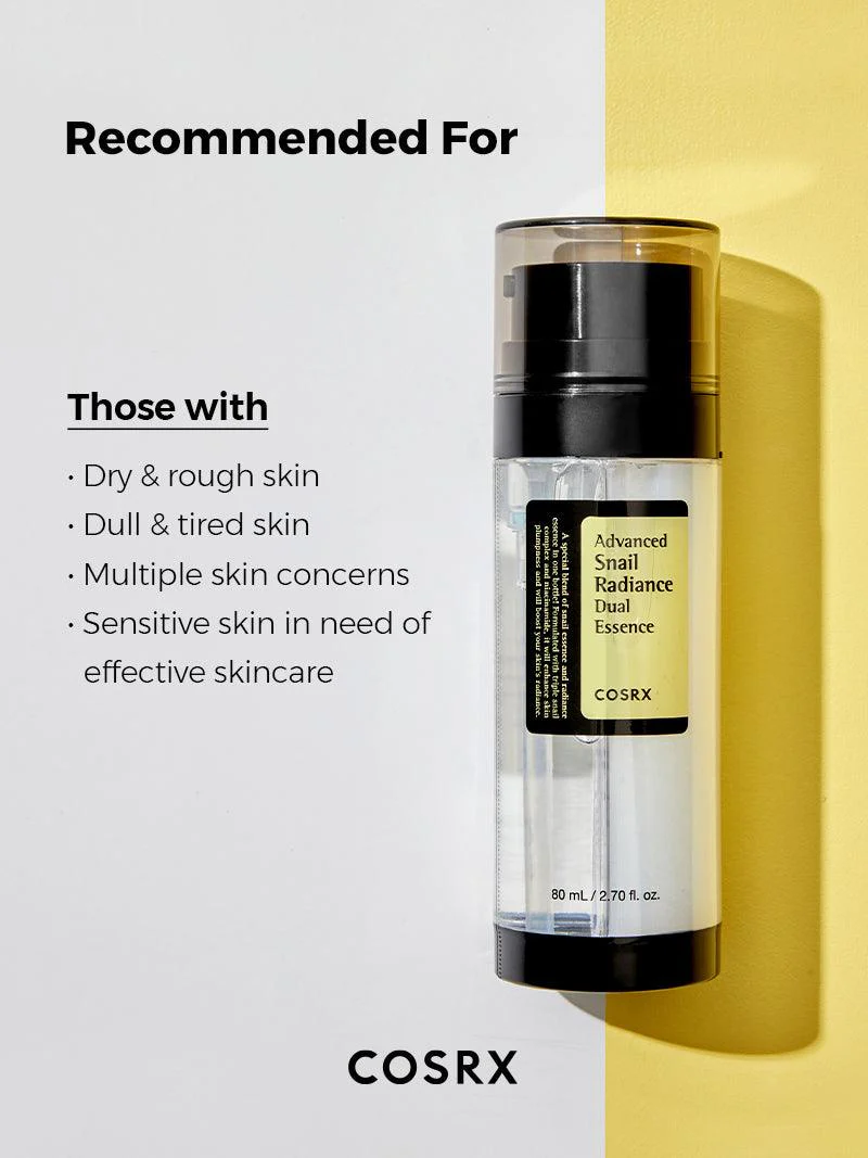 COSRX Advanced Snail Radiance Dual Essence 80ml - Image 3
