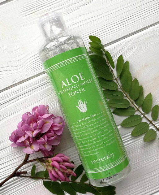 Aloe Soothing Moist Toner 248ml - Image 4
