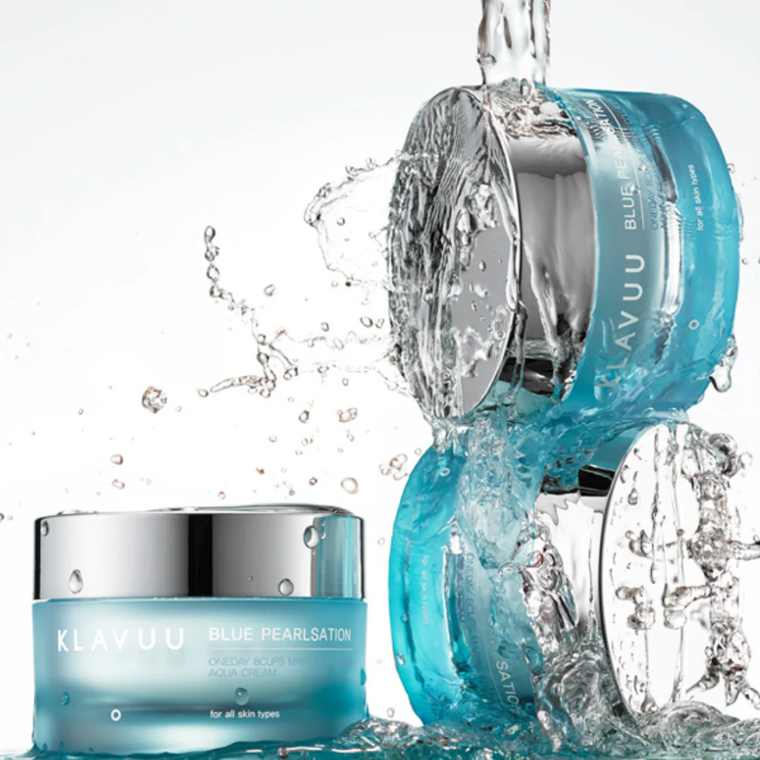 KLAVUU Blue Pearlsation Oneday 8cups Marine Collagen Aqua Cream - Image 3
