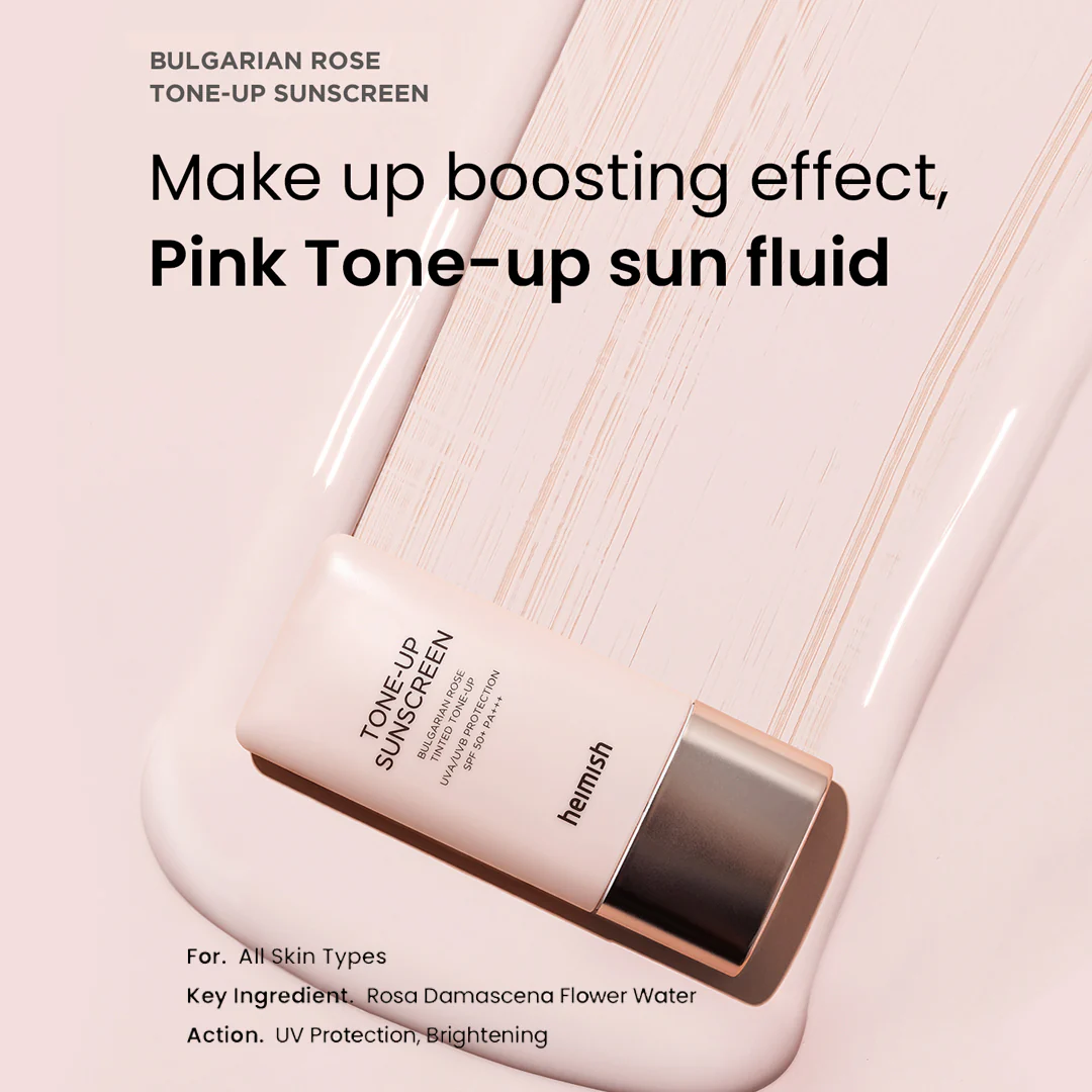 HEIMISH Bulgarian Rose Tinted Tone-up Sunscreen SPF50+ PA+++ - Image 5