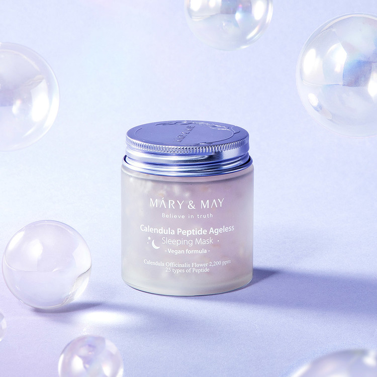 MARY & MAY Calendula Peptide Ageless Sleeping Mask 110g - Image 6