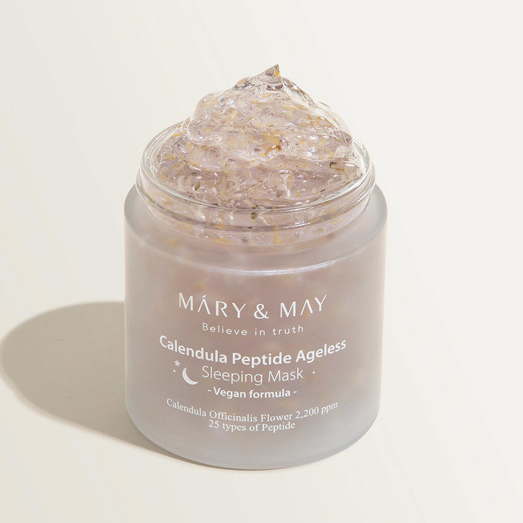 MARY & MAY Calendula Peptide Ageless Sleeping Mask 110g - Image 5
