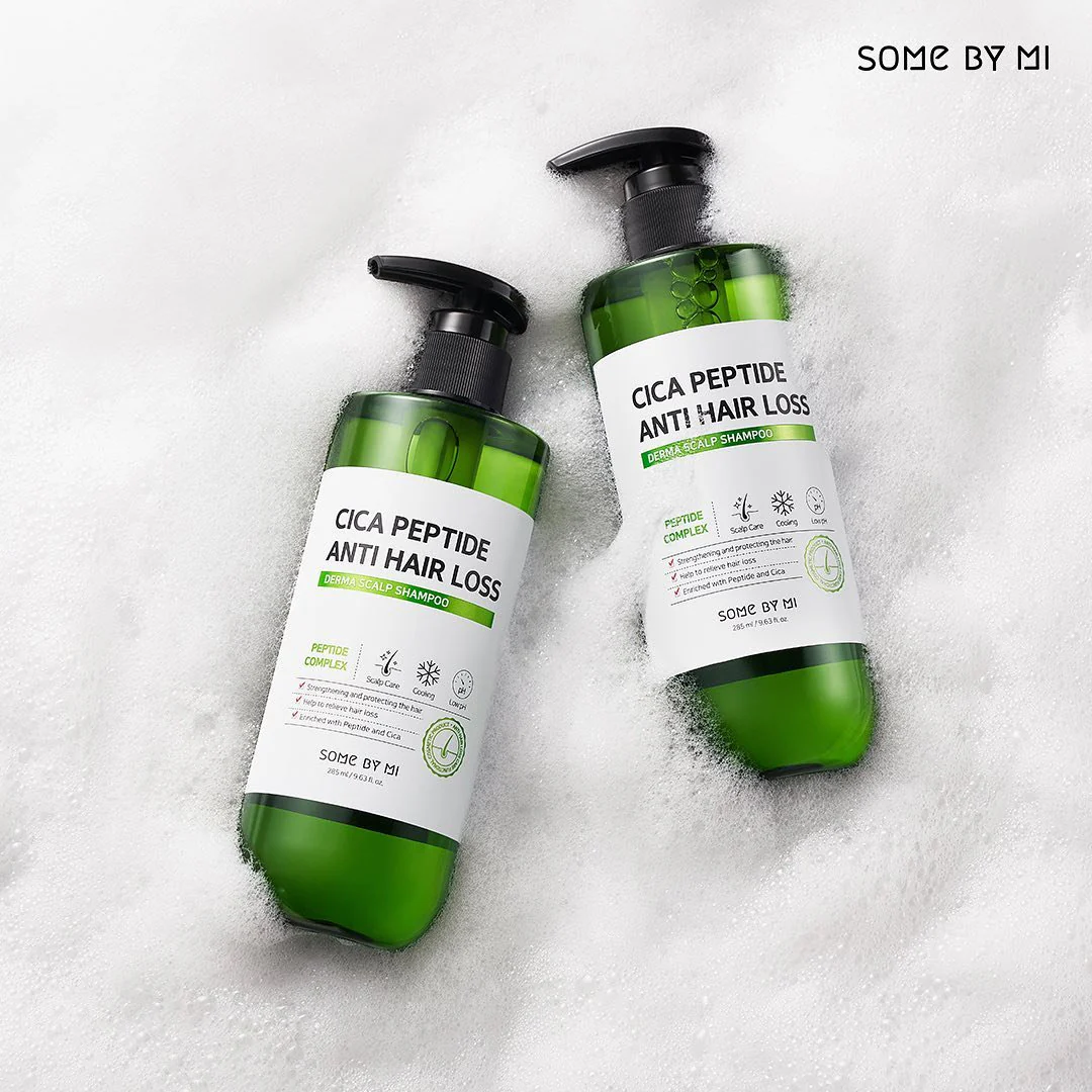 SOME BY MI Cica Peptide Anti Hair Loss Derma Scalp Shampoo 285ml - Image 4