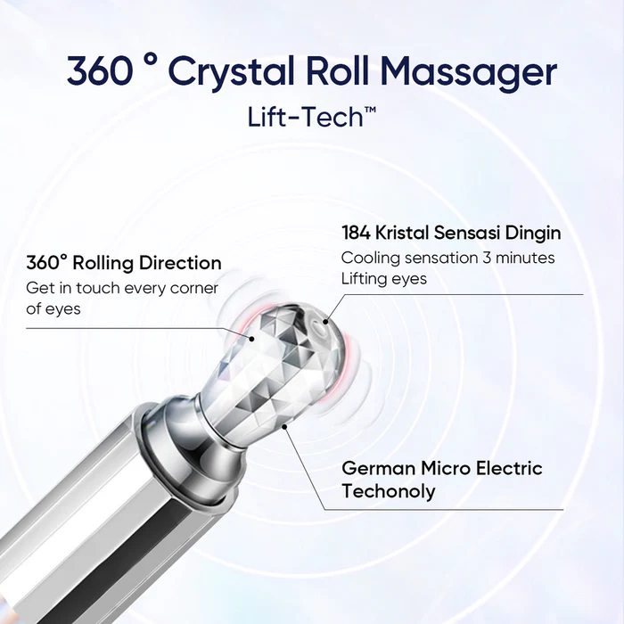 SKINTIFIC Crystal Massager Lifting Eye Cream - Image 4
