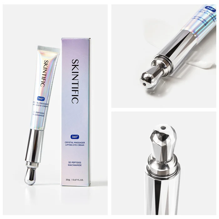 SKINTIFIC Crystal Massager Lifting Eye Cream - Image 3