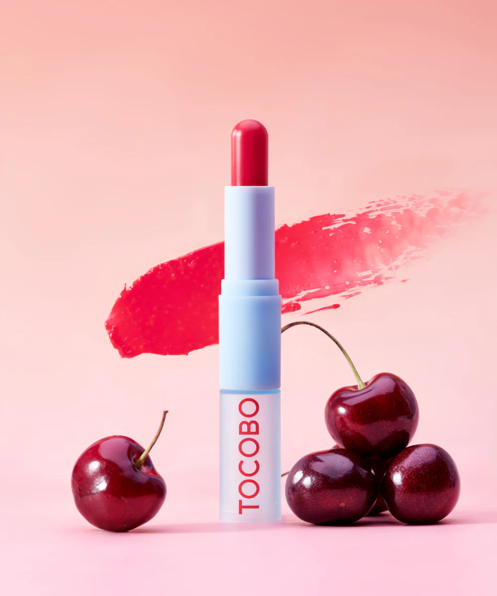 TOCOBO Glass Tinted Lip Balm 011 Flush Cherry - Image 4