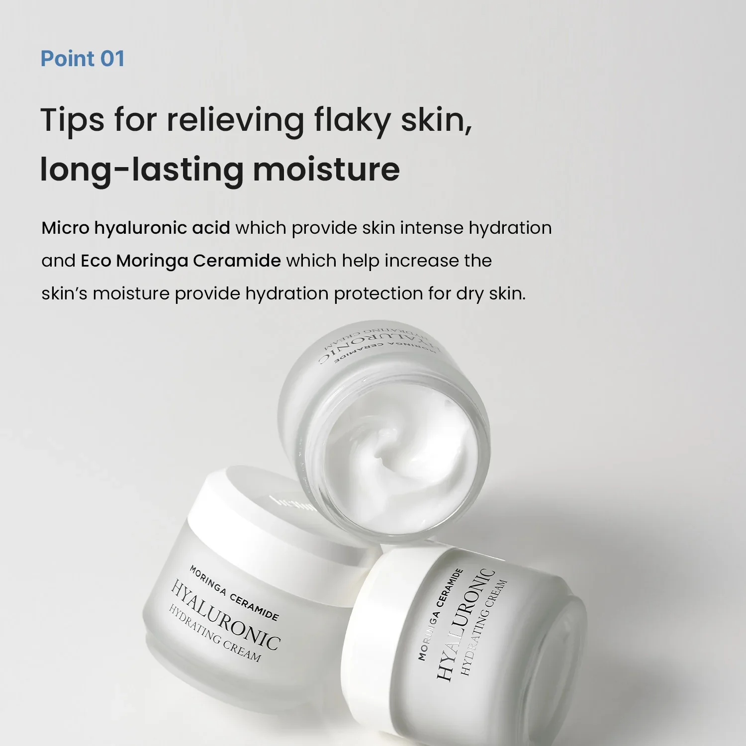 HEIMISH Moringa Ceramide Hyaluronic Hydrating Cream 50ml - Image 3