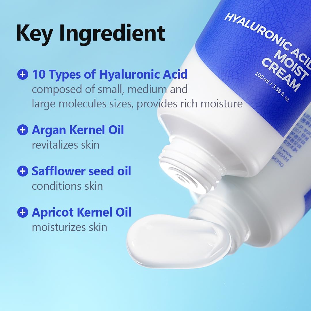 ISNTREE Hyaluronic Acid Moist Cream 100ml - Image 3