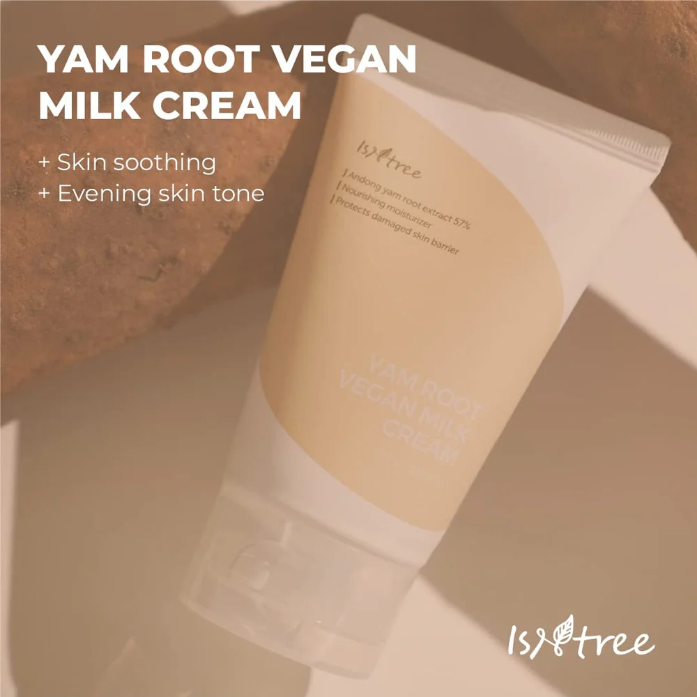 ISNTREE Yam Root Vegan Milk Cream 80ml - Image 2