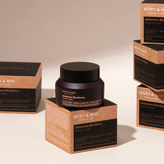 MARY & MAY Idebenone + Blackberry Intense Cream 70g - Image 4