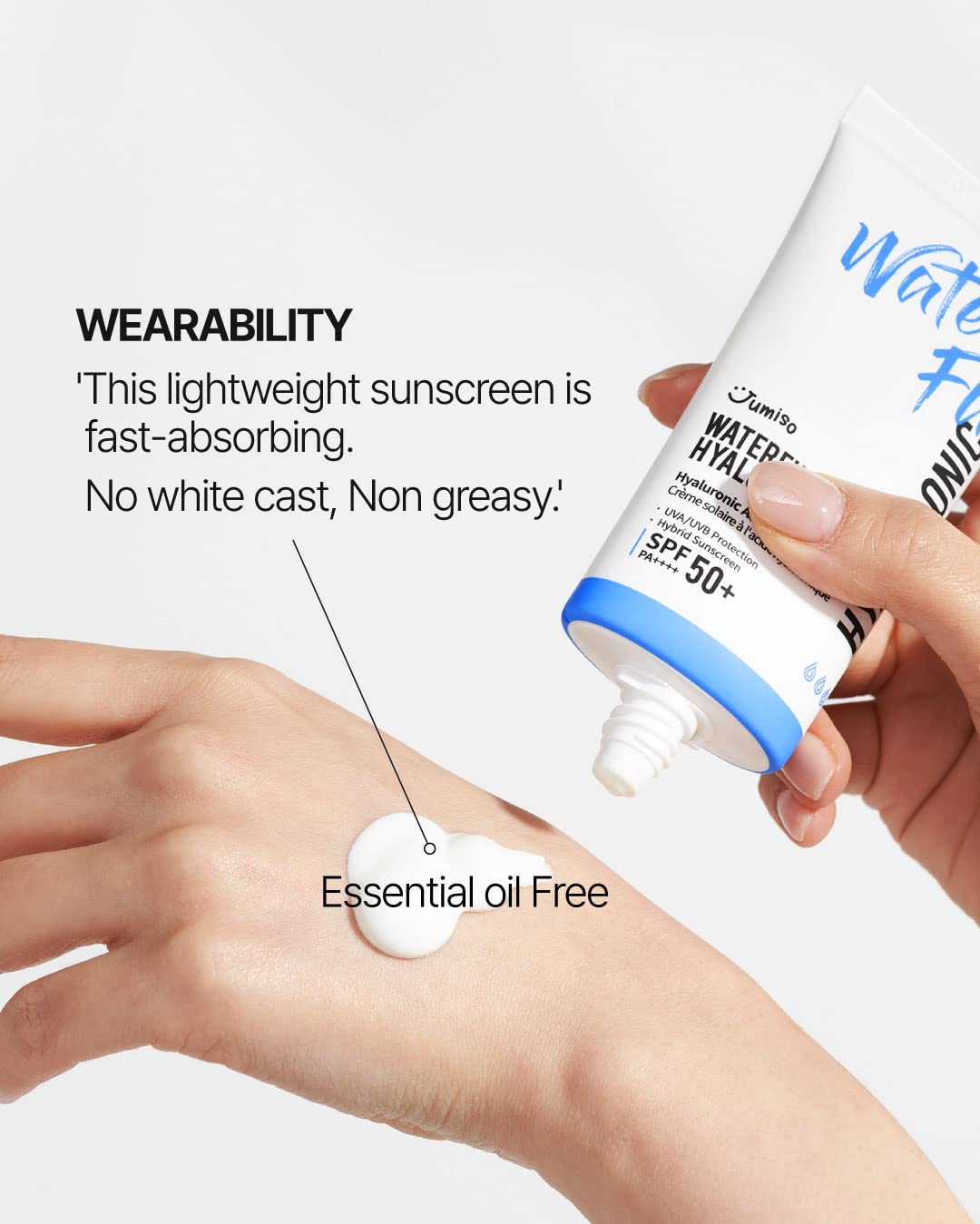 JUMISO Waterfull Hyaluronic Sunscreen Spf50+ PA++++ 50ml - Image 3