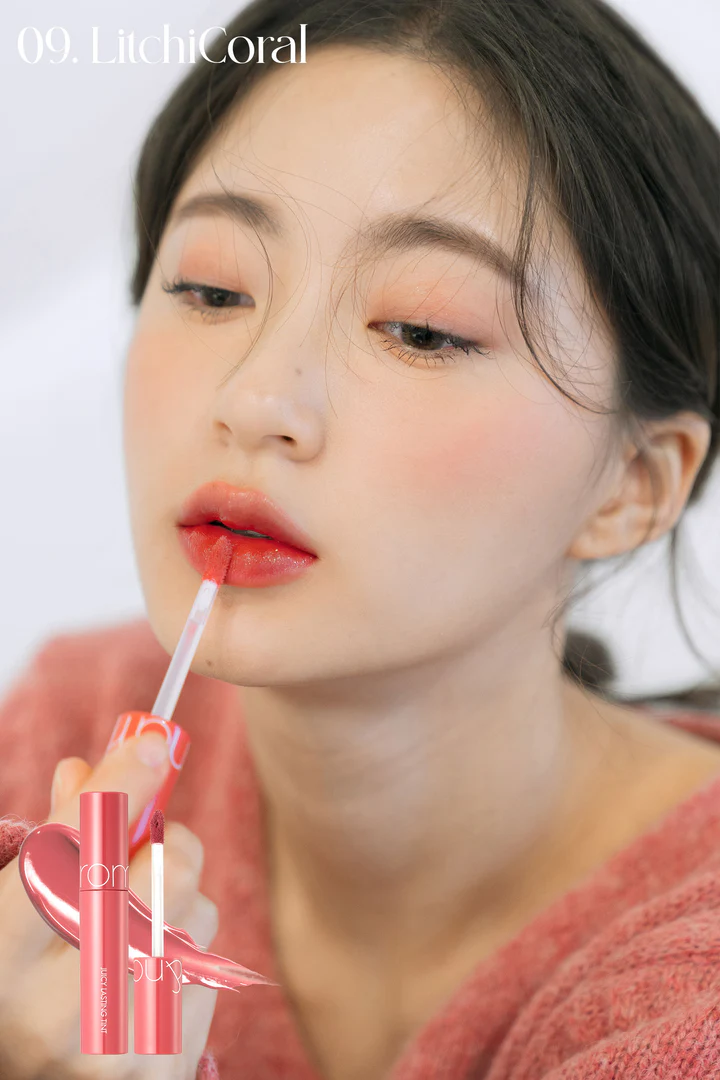 ROM&ND Juicy Lasting Tint #09 Litchi Coral - Image 2