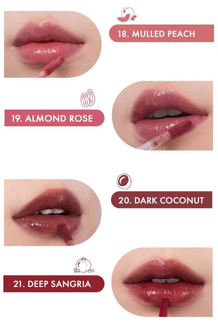 ROM&ND Juicy Lasting Tint #19 Almond Rose - Image 2