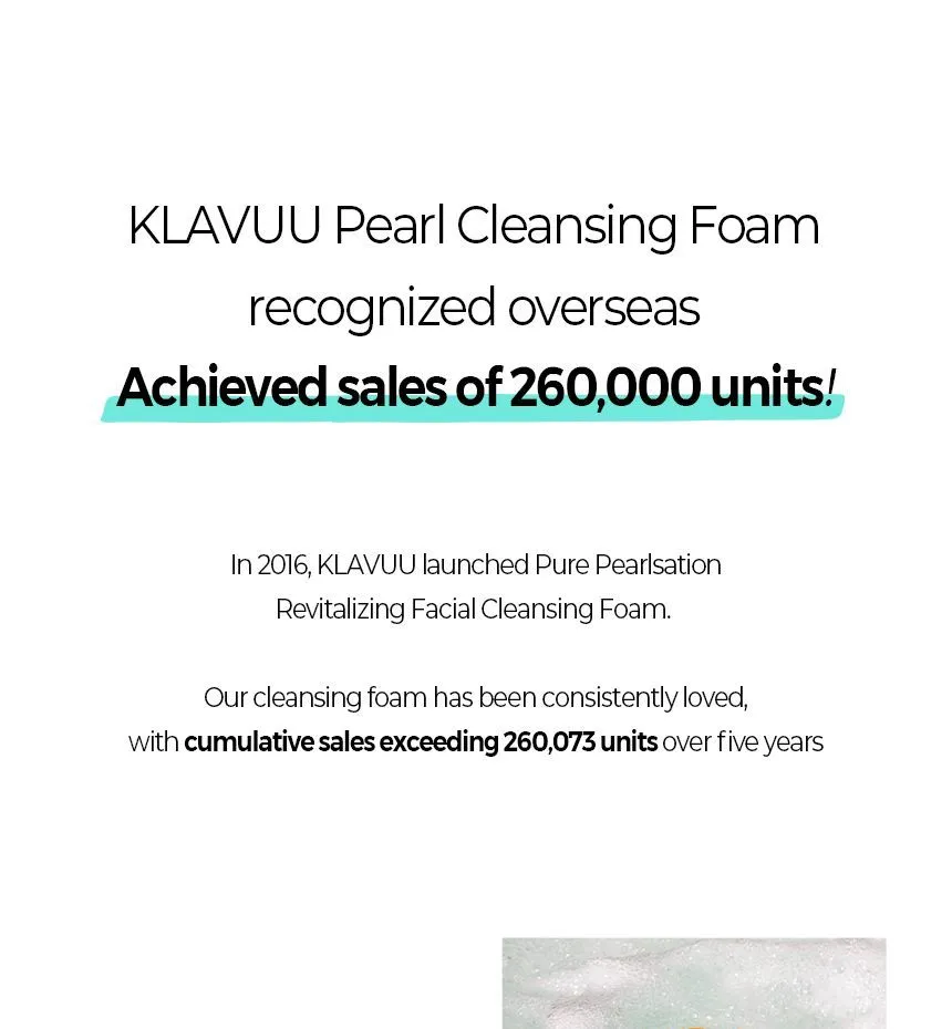 KLAVUU Revitalizing Facial Cleansing Foam 150ml - Image 7