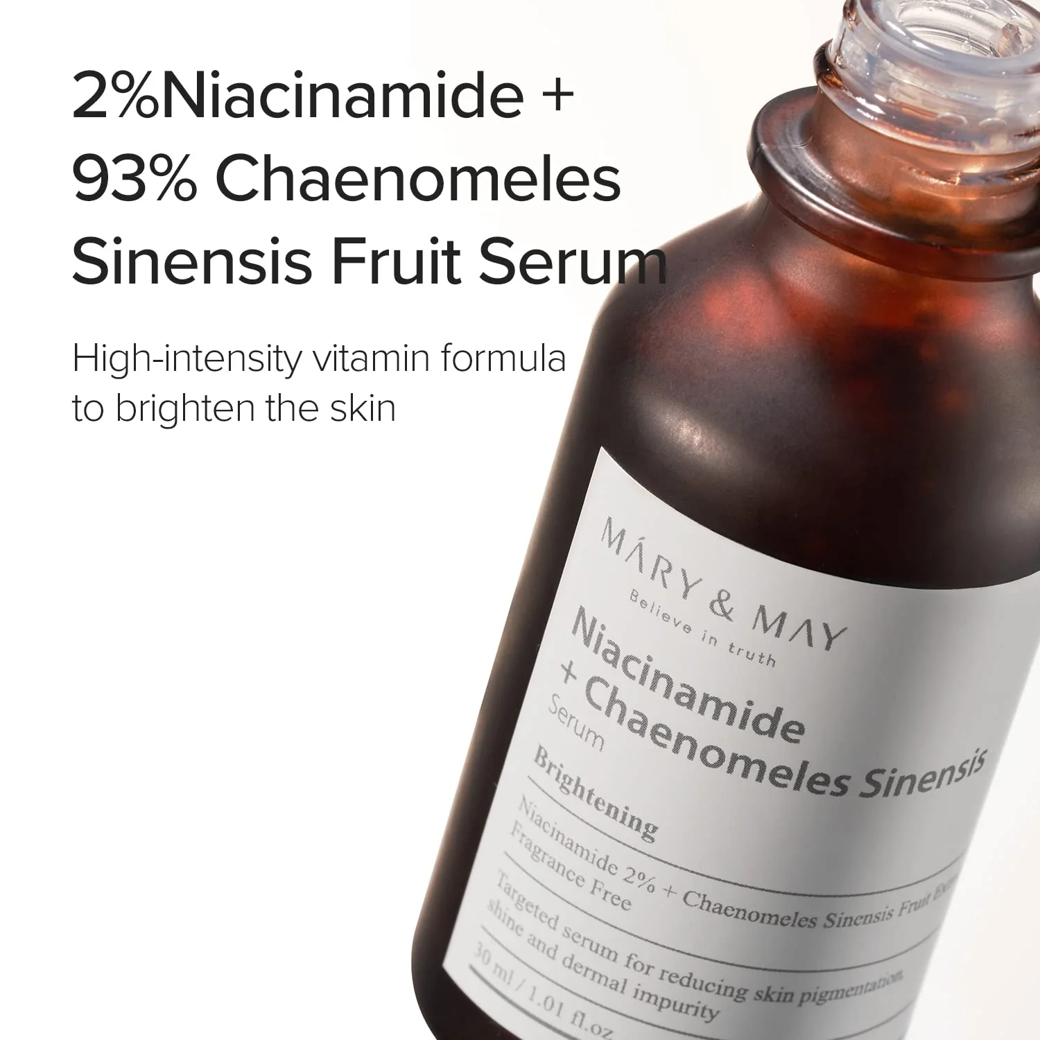 MARY & MAY (Mini) Niacinamide + Chaenomeles Sinensis Serum 10ml - Image 3