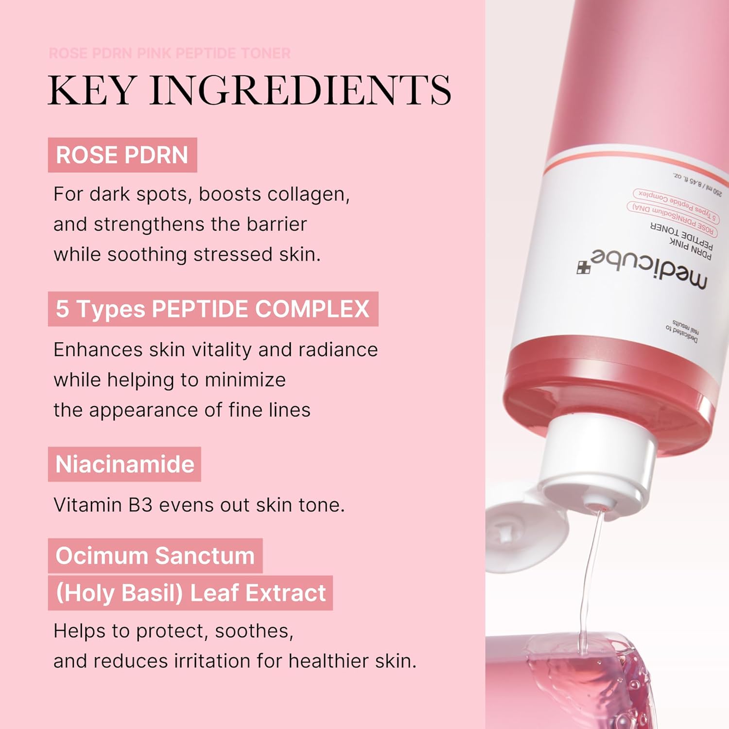 MEDICUBE PDRN Cica Soothing Toner 250ml - Image 3