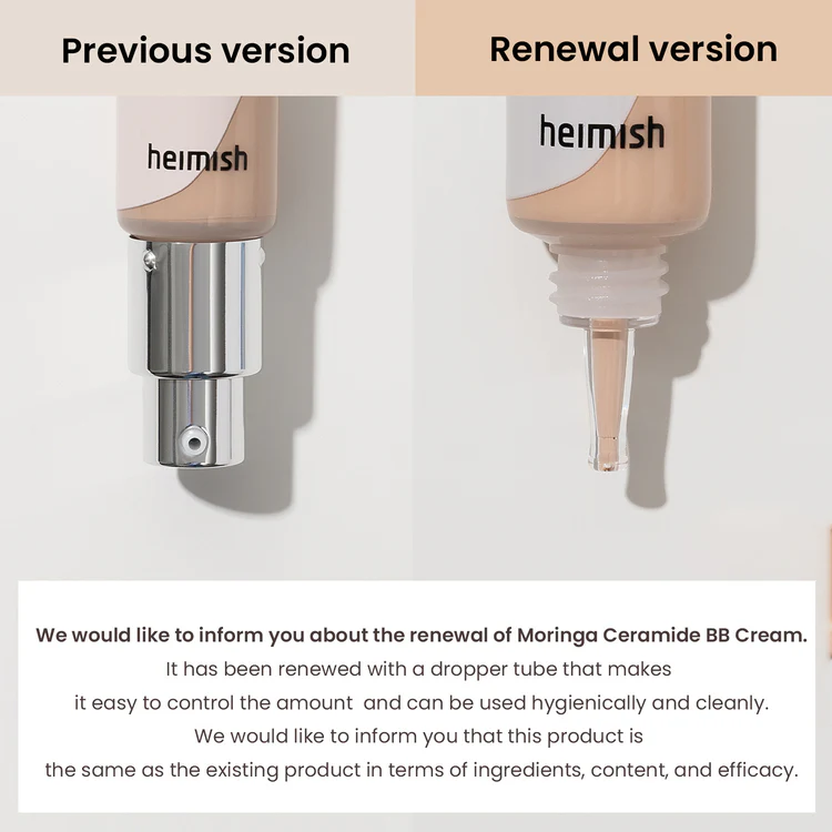HEIMISH Moringa Ceramide BB Cream SPF 30 PA++ 23C Nude - Image 4