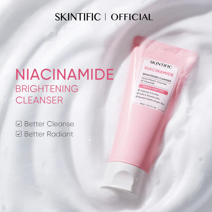 SKINTIFIC Niacinamide Brightening Cleanser 80ml - Image 6