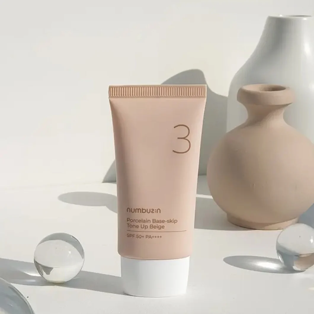 NUMBUZIN No.3 Porcelain Base-skip Tone Up Beige Spf50+ PA++++ 50ml - Image 4