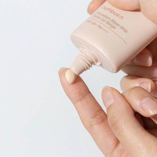 NUMBUZIN No.3 Porcelain Base-skip Tone Up Beige Spf50+ PA++++ 50ml - Image 3