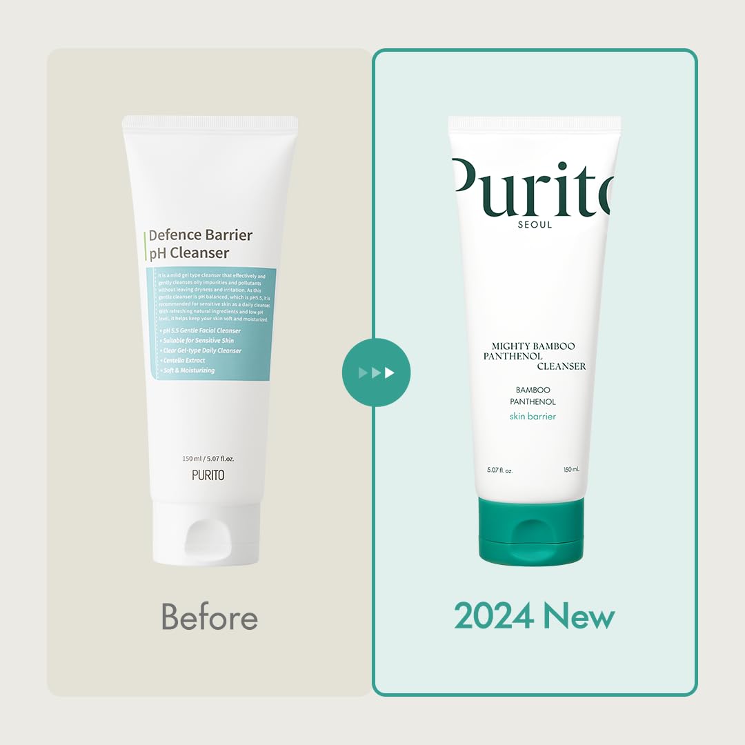 PURITO SEOUL Mighty Bamboo Panthenol Cleanser 150ml - Image 3