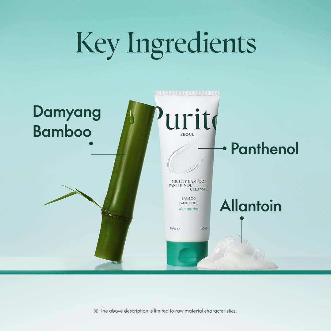 PURITO SEOUL Mighty Bamboo Panthenol Cleanser 150ml - Image 5