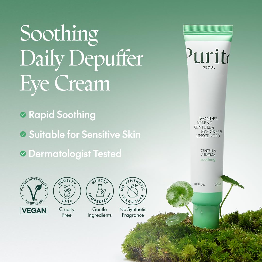 PURITO SEOUL Wonder Releaf Centella Eye Cream Unscented 30ml - Image 2