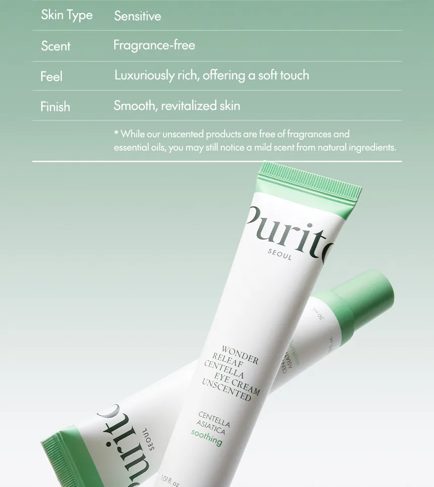 PURITO SEOUL Wonder Releaf Centella Eye Cream Unscented 30ml - Image 4