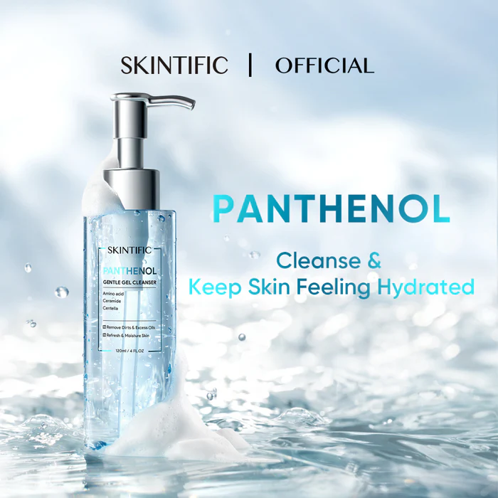 SKINTIFIC Panthenol Gentle Gel Cleanser 120ml - Image 4
