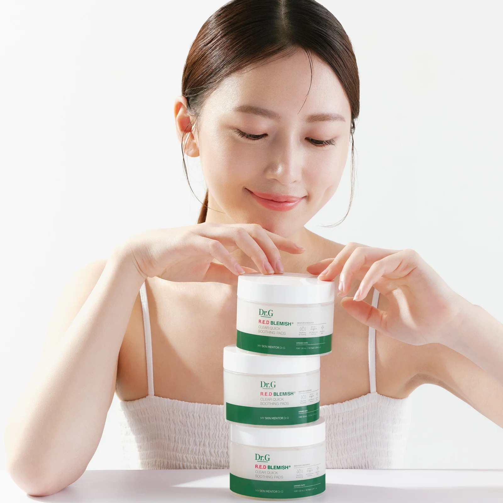 DR.G R.E.D Blemish Clear Quick Soothing Pads (70EA) - Image 3