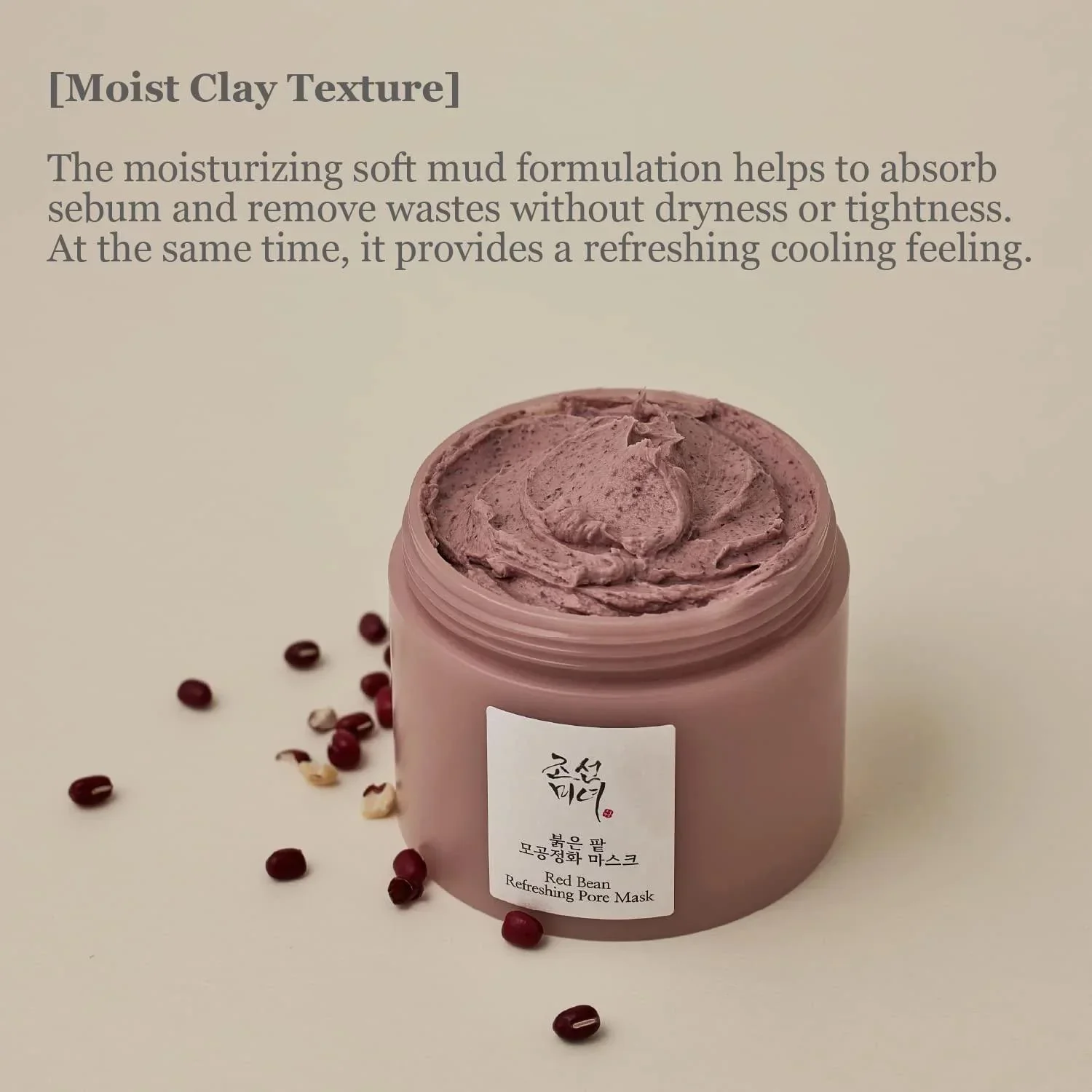 BEAUTY OF JOSEON Red Bean Refreshing Pore Mask 140ml - Image 3