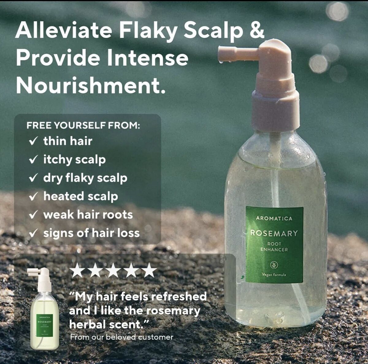 AROMATICA Rosemary Root Enhancer 100ml - Image 2