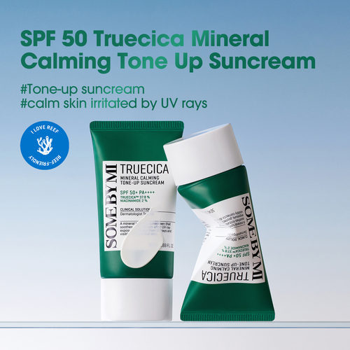 SOME BY MI Truecica Mineral Calming Tone-Up Suncream Spf50+ PA++++ 50ml - Image 2