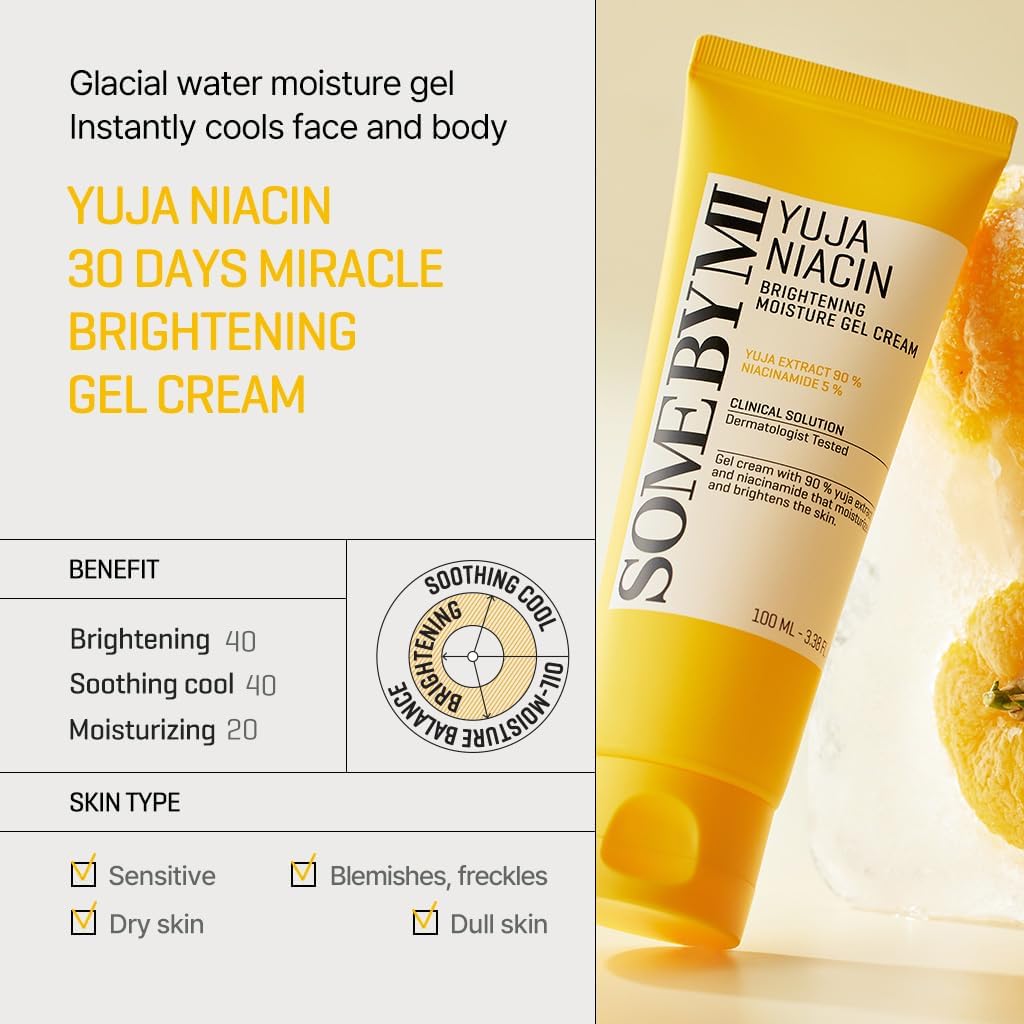 SOME BY MI Yuja Niacin Brightening Moisture Gel Cream 100ml - Image 2