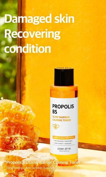SOME BY MI Propolis B5 Glow Barrier Calming Toner 150ml - Image 2