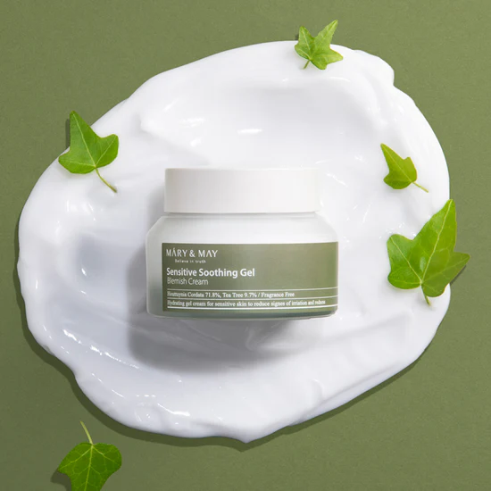 MARY & MAY Sensitive Soothing Gel Blemish Cream 70g - Image 8