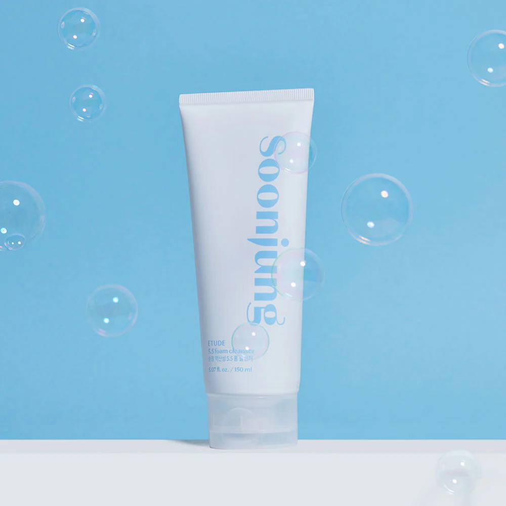 ETUDE Soon Jung 5.5 Foam Cleanser 150ml - Image 4