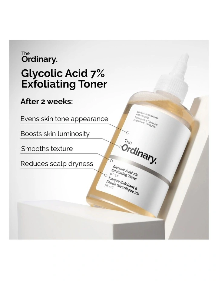 THE ORDINARY Glycolic Acid 7% + Toning Solution 240ml - Image 3
