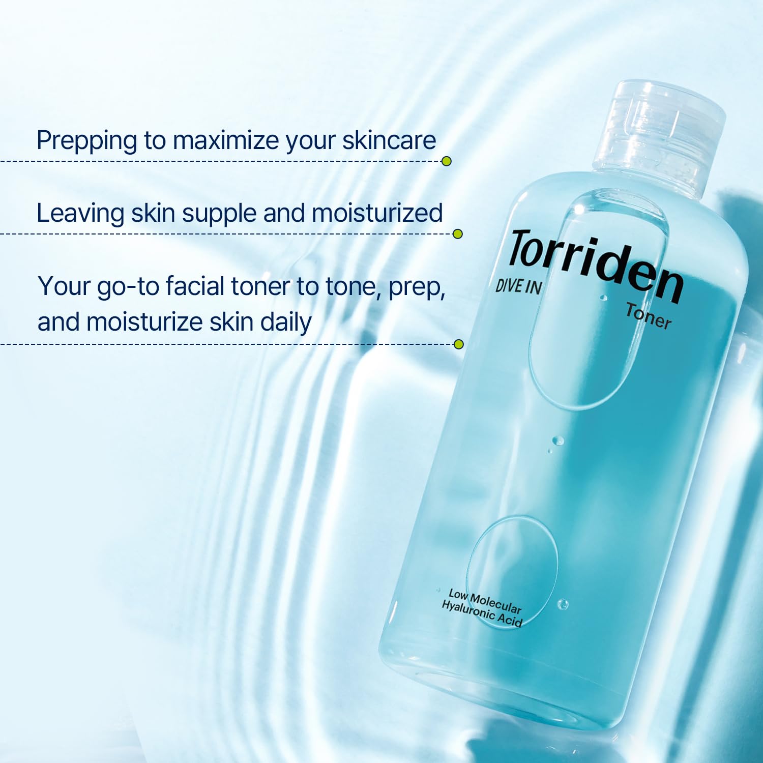 TORRIDEN Dive-In Low Molecule Hyaluronic Acid Toner 300ml - Image 3
