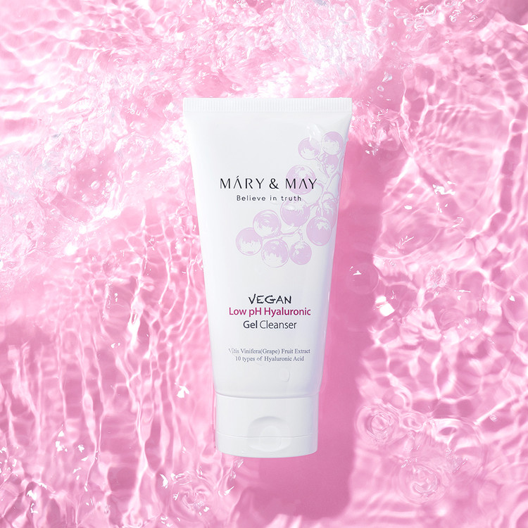 MARY & MAY Vegan Low Ph Hyaluronic Gel Cleanser 30ml - Image 8