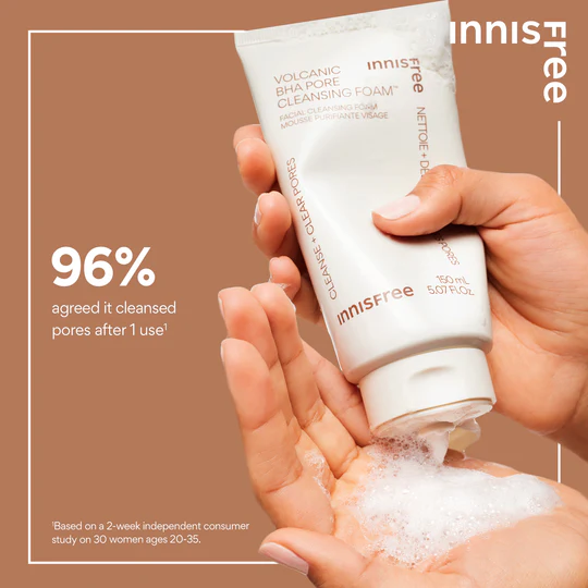 INNISFREE Volcanic BHA Pore Cleansing Foam 150g - Image 5