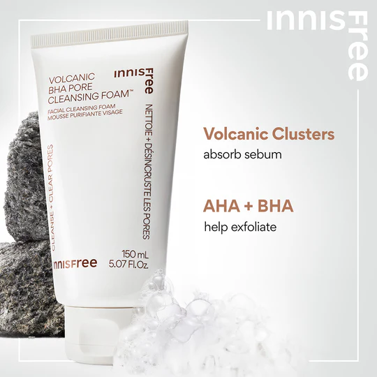 INNISFREE Volcanic BHA Pore Cleansing Foam 150g - Image 4